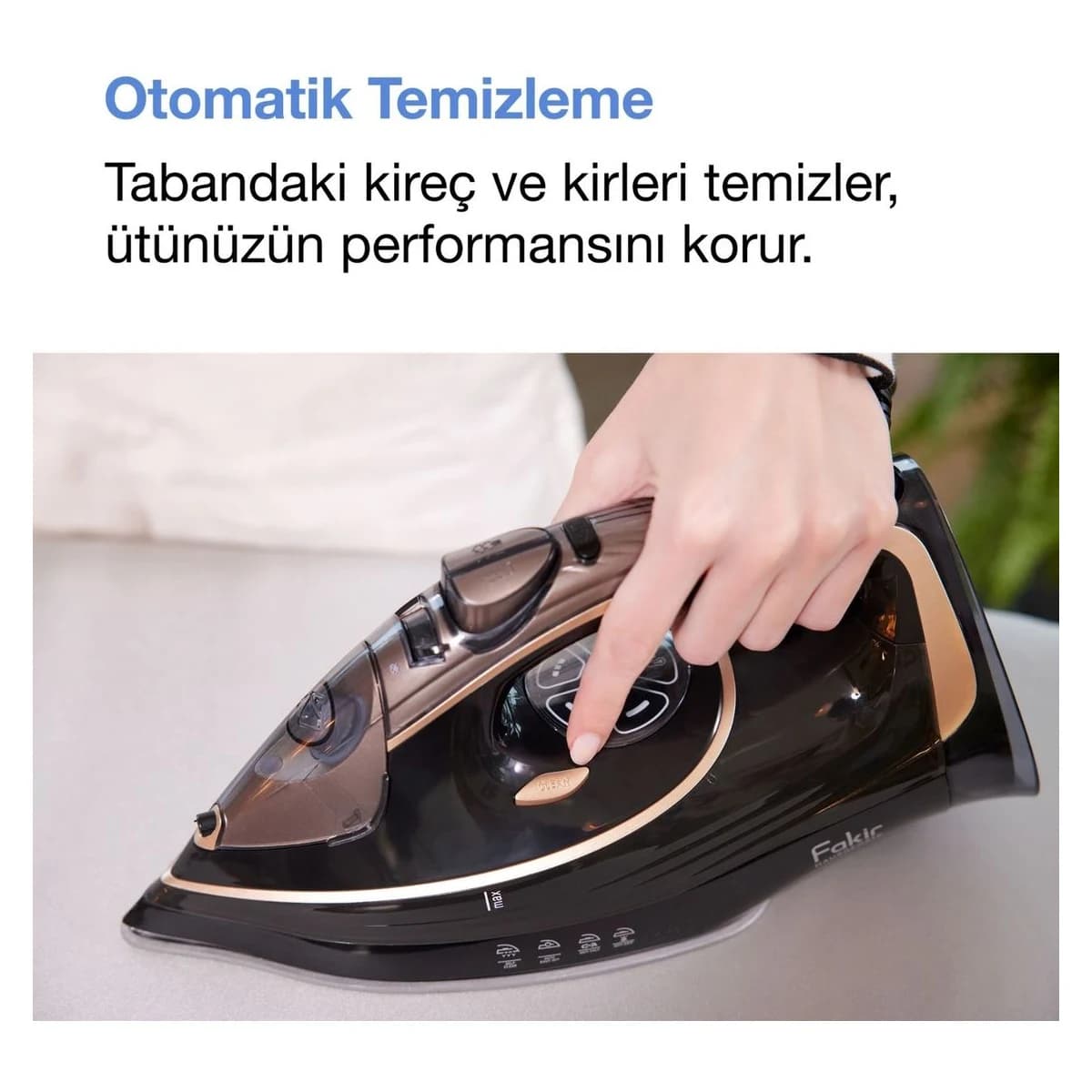 Fakir Onyx Buharlı Ütü görsel 5