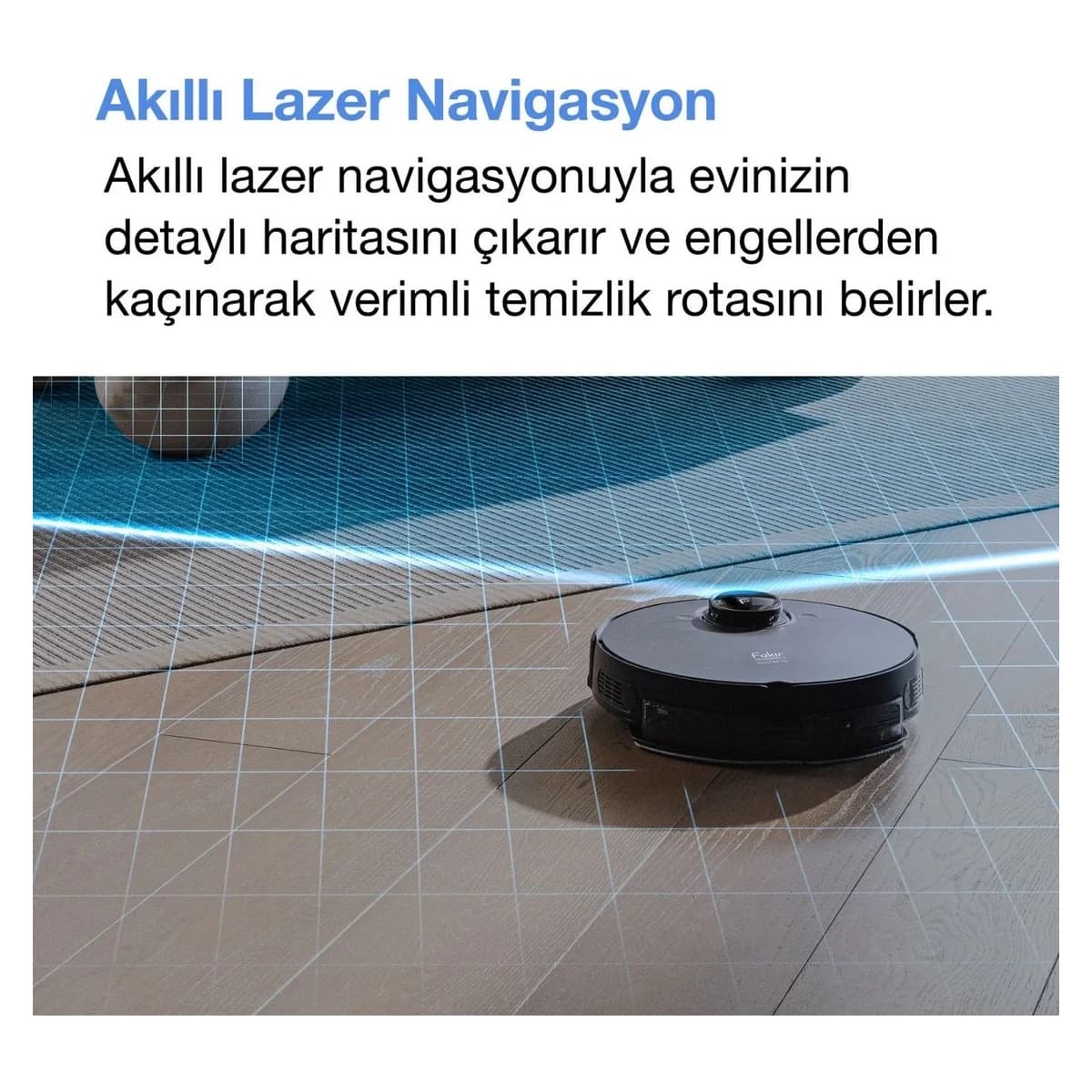 Fakir Robert RS 780 Plus Robot Süpürge görsel 6