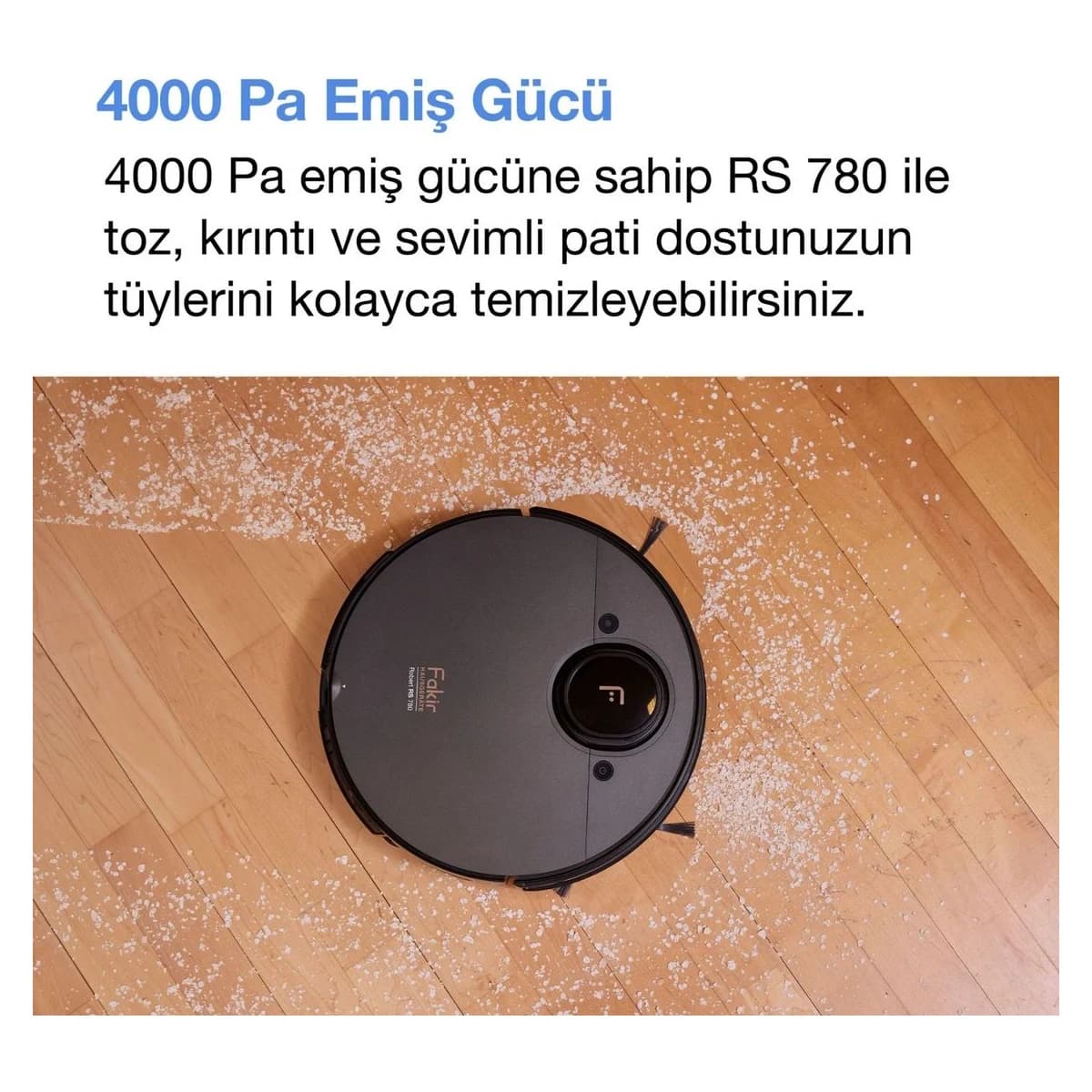 Fakir Robert RS 780 Robot Süpürge görsel 7