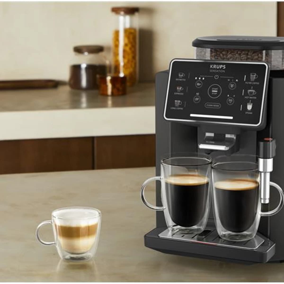 Tefal Krups Sensation C50 Tam Otomatik Espresso Kahve Makinesi görsel 8